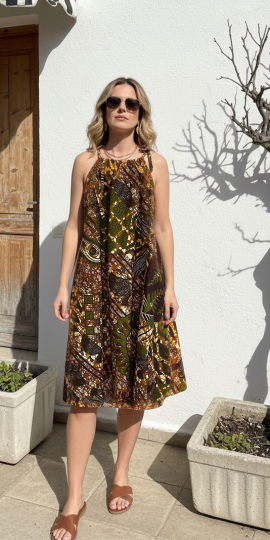 Robe Feuillage Doré 65,OO€