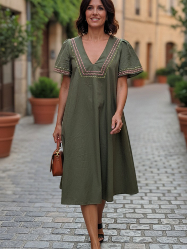 Robe vert