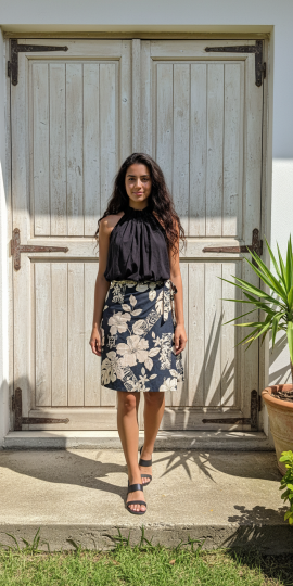 Top Col US 49€ ET JUPE PORTE FEUILLE 69€