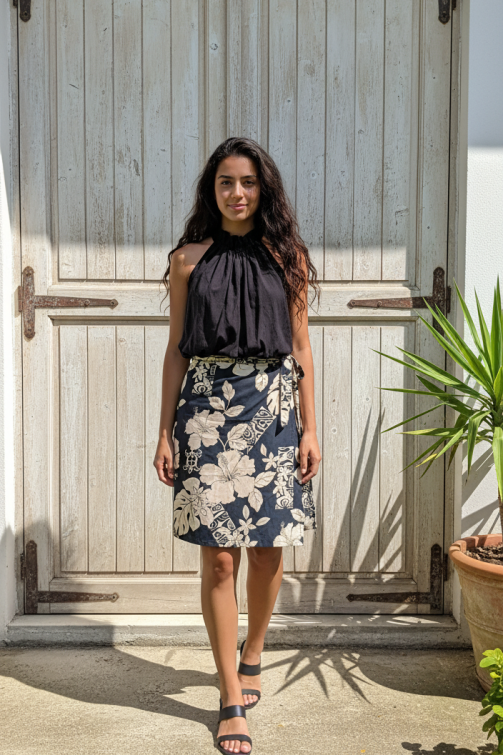 Top Col US 49€ ET JUPE PORTE FEUILLE 69€