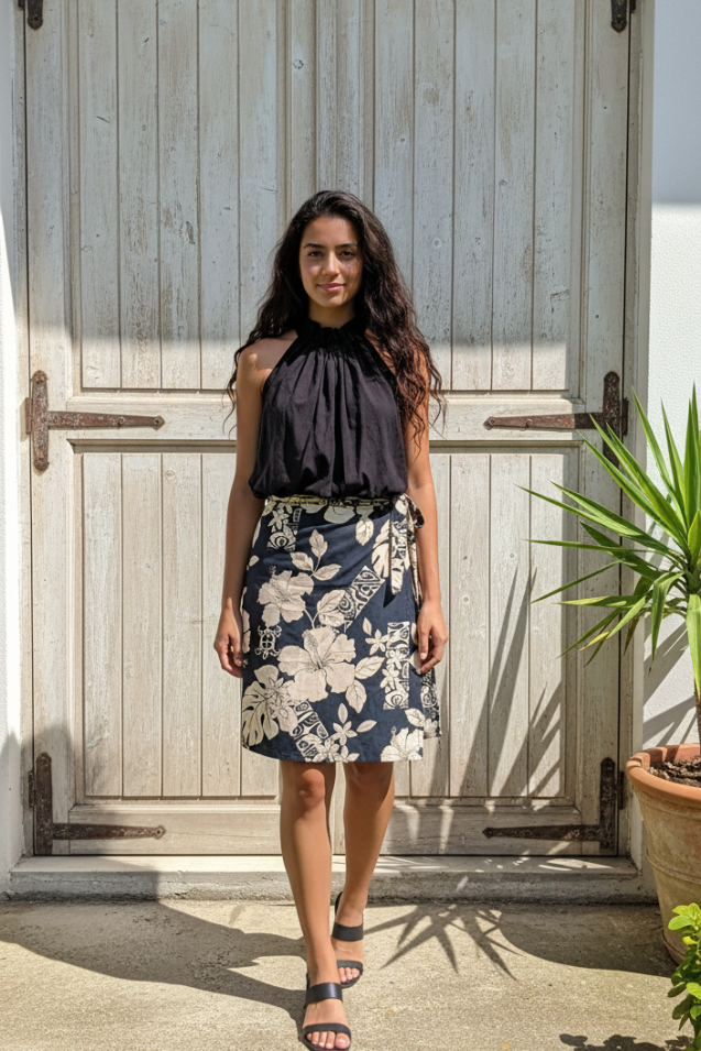 Top Col US 49€ ET JUPE PORTE FEUILLE 69€